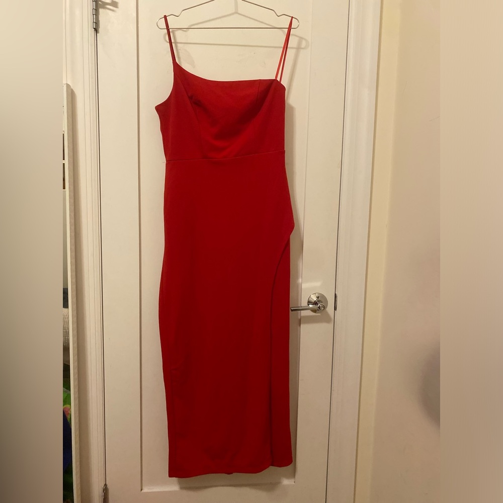 One Shoulder Evening Dress